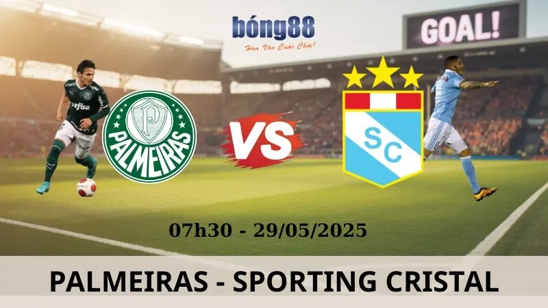 Tỷ Lệ Kèo Nhà Cái - Palmeiras vs Sporting Cristal 29/05/2025 Tỷ Lệ Kèo Nhà Cái - Palmeiras vs Sporting Cristal 29/05/2025